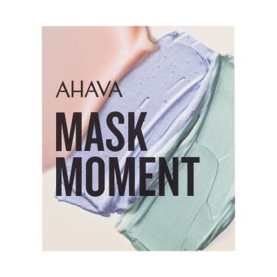 AHAVA Mask Moment Darilni set maska Mineral Mud Brightening & Hydrating Mask 6 ml + maska Mineral Mud Clearing Mask 6 ml + maska Dunaliella Algae Refresh & Smooth Peel-Off Mask 8 ml + maska Purifying Mud Mask 8 ml + maska Extreme Radiance Lifting Mask 8 ml + maska Hydration Cream Mask 8 ml + piling 