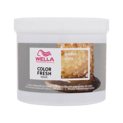 Wella Professionals Color Fresh Mask Barva za lase za ženske 500 ml Odtenek Golden Gloss