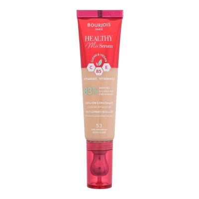 BOURJOIS Paris Healthy Mix Serum Clean & Vegan Roll-on Concealer Korektor za ženske 13 ml Odtenek 53 Golden Beige