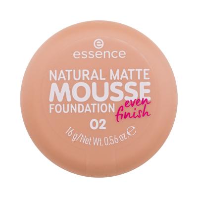 Essence Natural Matte Mousse Puder za ženske 16 g Odtenek 02