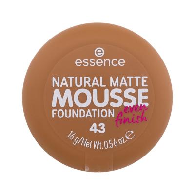 Essence Natural Matte Mousse Puder za ženske 16 g Odtenek 43