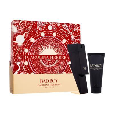 Carolina Herrera Bad Boy SET4 Darilni set toaletna voda 100 ml + gel za prhanje 100 ml