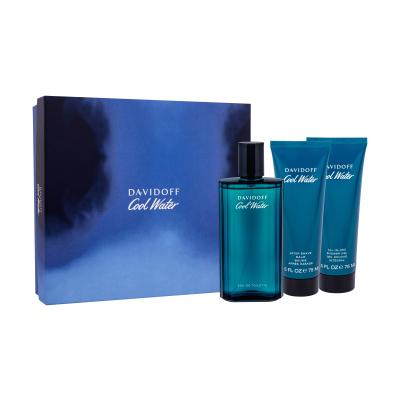 Davidoff Cool Water SET2 Darilni set toaletna voda 125 ml + balzam po britju 75 ml + gel za prhanje 75 ml