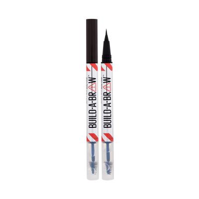 Maybelline Build-A-Brow Svinčnik za obrvi za ženske 1,4 g Odtenek 260 Deep Brown poškodovana škatla