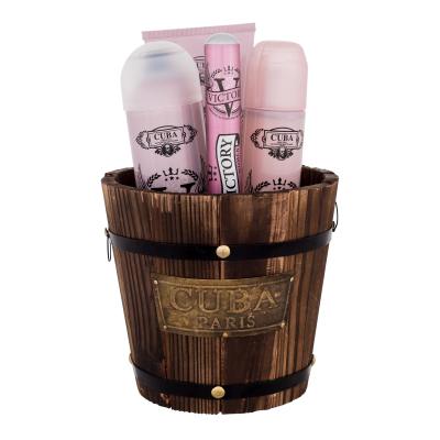 Cuba Victory Darilni set parfumska voda 100 ml + parfumska voda 35 ml + sprej za telo 200 ml + losjon za telo 200 ml