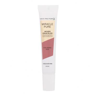 Max Factor Miracle Pure Infused Cream Blush Rdečilo za obraz za ženske 15 ml Odtenek 05 Delicate Pink