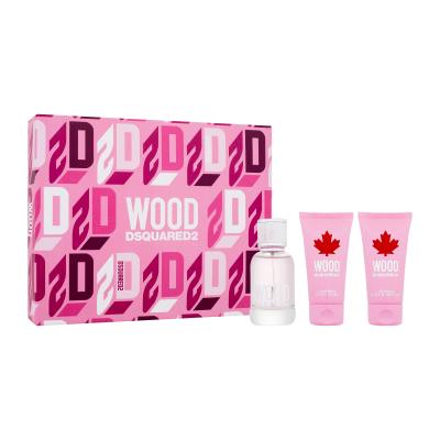 Dsquared2 Wood SET1 Darilni set toaletna voda 50 ml + losjon za telo 50 ml + gel za prhanje 50 ml