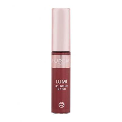 L'Oréal Paris Lumi Le Liquid Blush Rdečilo za obraz za ženske 10 ml Odtenek 635 Glowy Worth It Medium