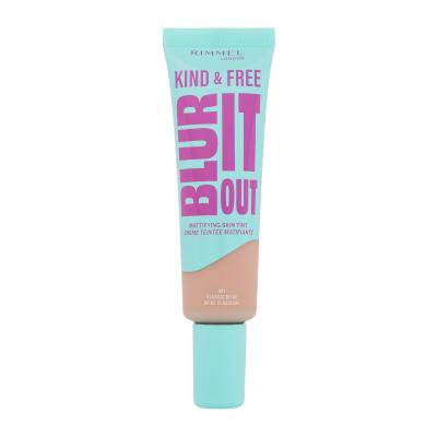 Rimmel London Kind & Free Blur It Out Mattifying Skin Tint Puder za ženske 30 ml Odtenek 201 Classic Beige