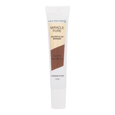 Max Factor Miracle Pure Golden Glow Bronzer Bronzer za ženske 15 ml Odtenek 002 Medium-To-Deep