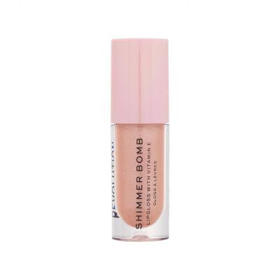 Makeup Revolution London Shimmer Bomb Glos za ustnice za ženske 4,5 ml Odtenek Gloss Starlight