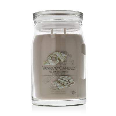 Yankee Candle Signature Warm Cashmere Dišeča svečka 567 g