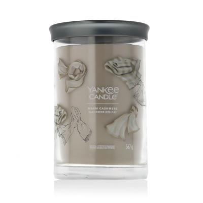 Yankee Candle Signature Warm Cashmere Tumbler Dišeča svečka 567 g
