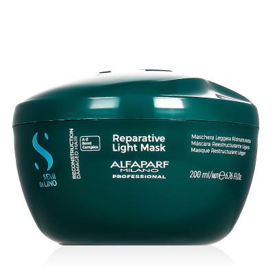 ALFAPARF MILANO Semi Di Lino Reconstruction Reparative Light Mask Maska za lase za ženske 200 ml