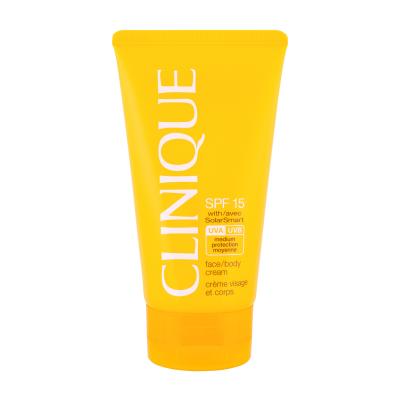 Clinique Sun Care Face Body Cream SPF15 Zaščita pred soncem za telo za ženske 150 ml