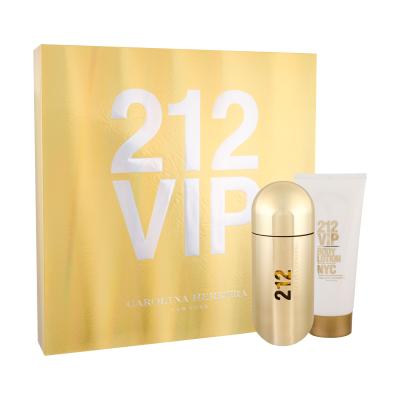 Carolina Herrera 212 VIP Darilni set parfumska voda 80 ml + mleko za telo 100 ml