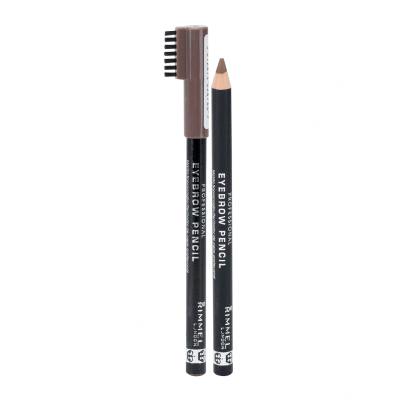 Rimmel London Professional Eyebrow Pencil Svinčnik za obrvi za ženske 1,4 g Odtenek 002 Hazel