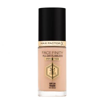 Max Factor Facefinity All Day Flawless SPF20 Puder za ženske 30 ml Odtenek N55 Beige