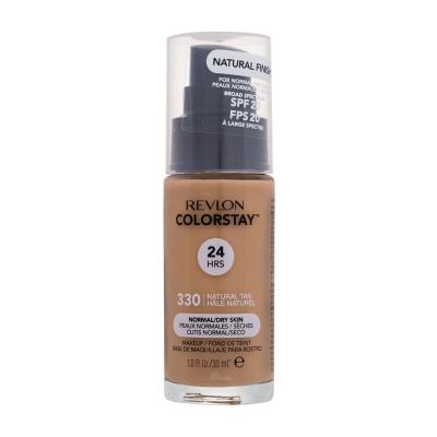 Revlon Colorstay Normal Dry Skin SPF20 Puder za ženske 30 ml Odtenek 330 Natural Tan