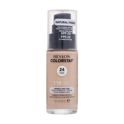 Revlon Colorstay Normal Dry Skin SPF20 Puder za ženske 30 ml Odtenek 110 Ivory