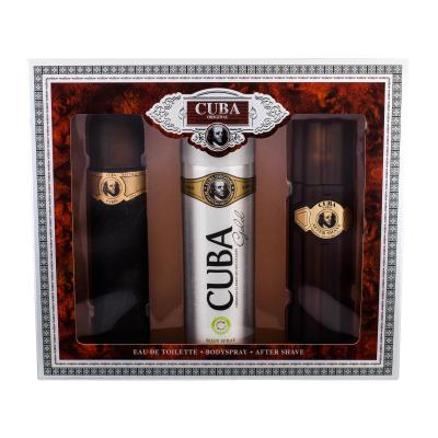Cuba Gold Darilni set toalenta voda 100 ml + vodica po britju 100 ml + deodorant 200 ml