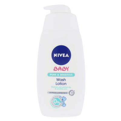 Nivea Baby Pure & Sensitive Wash Lotion Čistilni gel za otroke 500 ml