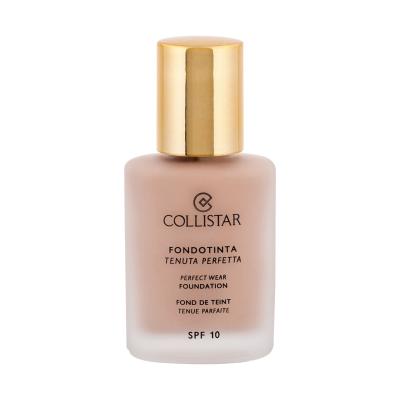 Collistar Perfect Wear Foundation SPF10 Puder za ženske 30 ml Odtenek 1 Nude