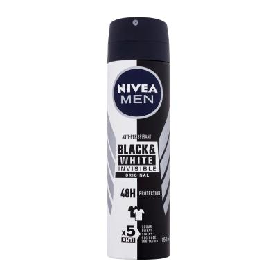 Nivea Men Invisible For Black & White Original Deospray Antiperspirant za moške 150 ml
