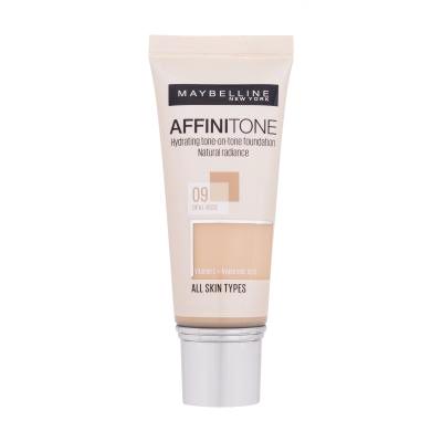 Maybelline Affinitone Puder za ženske 30 ml Odtenek 09 Opal Rose