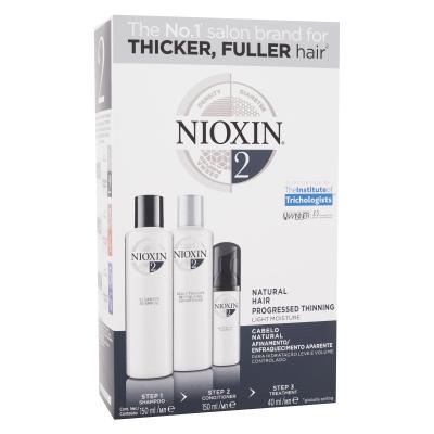 Nioxin System 2 Darilni set šampon System 2 150 ml + balzam System 2 150 ml + nega las System 2 40 ml