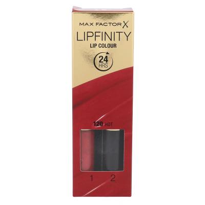Max Factor Lipfinity 24HRS Lip Colour Šminka za ženske 4,2 g Odtenek 120 Hot