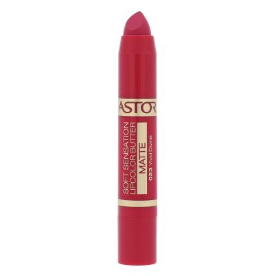 ASTOR Soft Sensation Lipcolor Butter Matte Šminka za ženske 4,8 g Odtenek 023 Vivid Divine