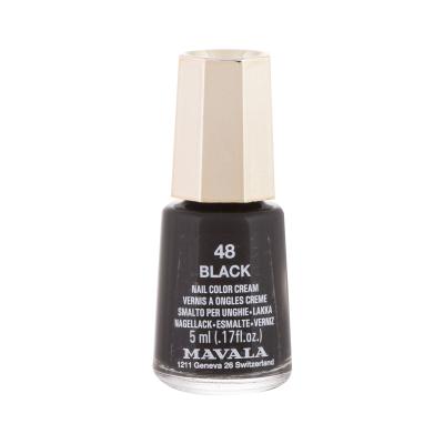 MAVALA Mini Color Lak za nohte za ženske 5 ml Odtenek 48 Black