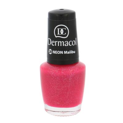 Dermacol Neon Lak za nohte za ženske 5 ml Odtenek 20 Malibu