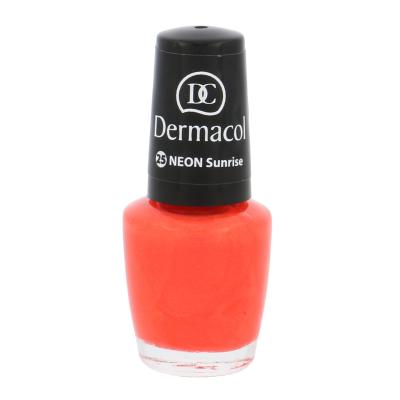 Dermacol Neon Lak za nohte za ženske 5 ml Odtenek 25 Sunrise