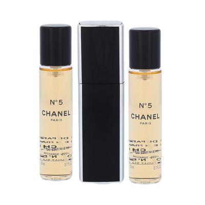 Chanel No.5 Eau Premiere 3x 20 ml Parfumska voda za ženske "zasuči in razprši" 20 ml tester