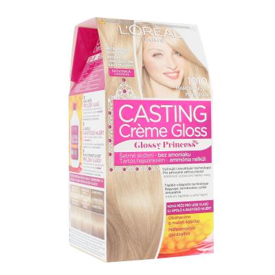 L'Oréal Paris Casting Creme Gloss Glossy Princess Barva za lase za ženske 48 ml Odtenek 1010 Light Iced Blonde