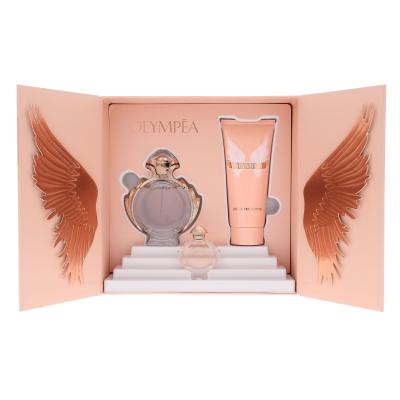 Paco Rabanne Olympéa Darilni set parfumska voda 50 ml + losjon za telo 100 ml + parfumska voda 6 ml
