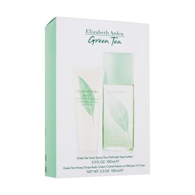 Elizabeth Arden Green Tea SET1 Darilni set parfumska voda 100 ml + krema za telo Honey Drops 100 ml