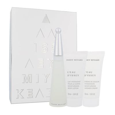 Issey Miyake L'Eau D'Issey Darilni set toaletna voda 50 ml + mleko za telo 50 ml + krema za prhanje 50 ml