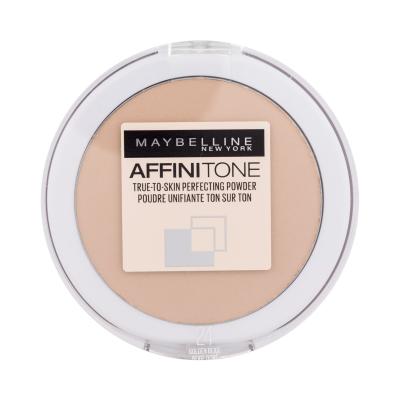 Maybelline Affinitone Puder v prahu za ženske 9 g Odtenek 24 Golden Beige