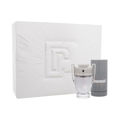Paco Rabanne Invictus SET1 Darilni set toaletna voda 50 ml + deodorant v stiku 75 ml