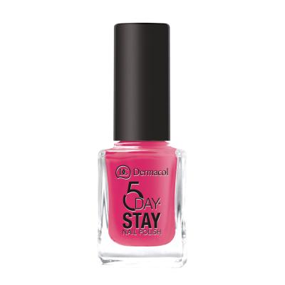 Dermacol 5 Day Stay Lak za nohte za ženske 11 ml Odtenek 16 Miami Style