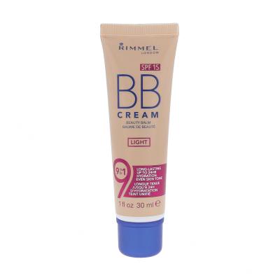 Rimmel London BB Cream 9in1 SPF15 BB krema za ženske 30 ml Odtenek Light