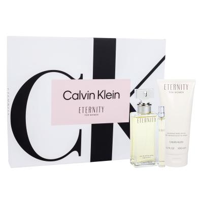 Calvin Klein Eternity Darilni set parfumska voda 100 ml + losjon za telo 200 ml + parfumska voda 10 ml