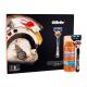 Gillette Fusion Proglide Rogue One A Star Wars Story Darilni set  brivnik z enim rezilom 1 ks + nadomestna rezila 2 ks + gel za britje Fusion Hydrating 75 ml