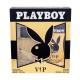 Playboy VIP For Him Darilni set  toaletní voda 60 ml + sprchový gel 250 ml poškodovana škatla