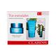 Clarins Hydra-Essentiel Darilni set  vlažilna krema 50 ml + maska za obraz SOS Hydra 15 ml + sijaj za ustnice 2,8 ml 06