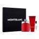 Montblanc Legend Red Darilni set  parfumska voda 100 ml + parfumska voda 7,5 ml + gel za prhanje 100 ml
