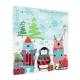 Technic Toiletry Advent Calendar Darilni set  gel za prhanje 30ml + milo za roke 30ml + losjon za telo 30ml + krema za roke 30ml + kopalna pena 30ml + trdo milo 9ks + peneča kopalna bombica 5ks + kopalna sol 1ks + gobica za umivanje 1ks + pinceta 1ks